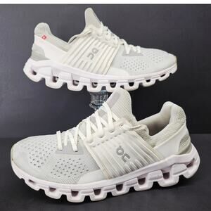 On Running Women's Sneakers in Light Gray and White